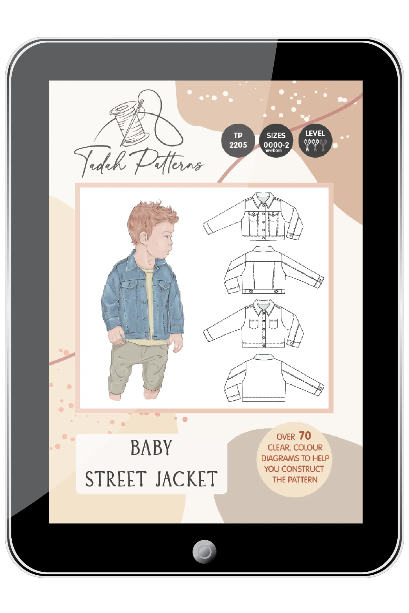 Baby Street Jacket Sewing Pattern