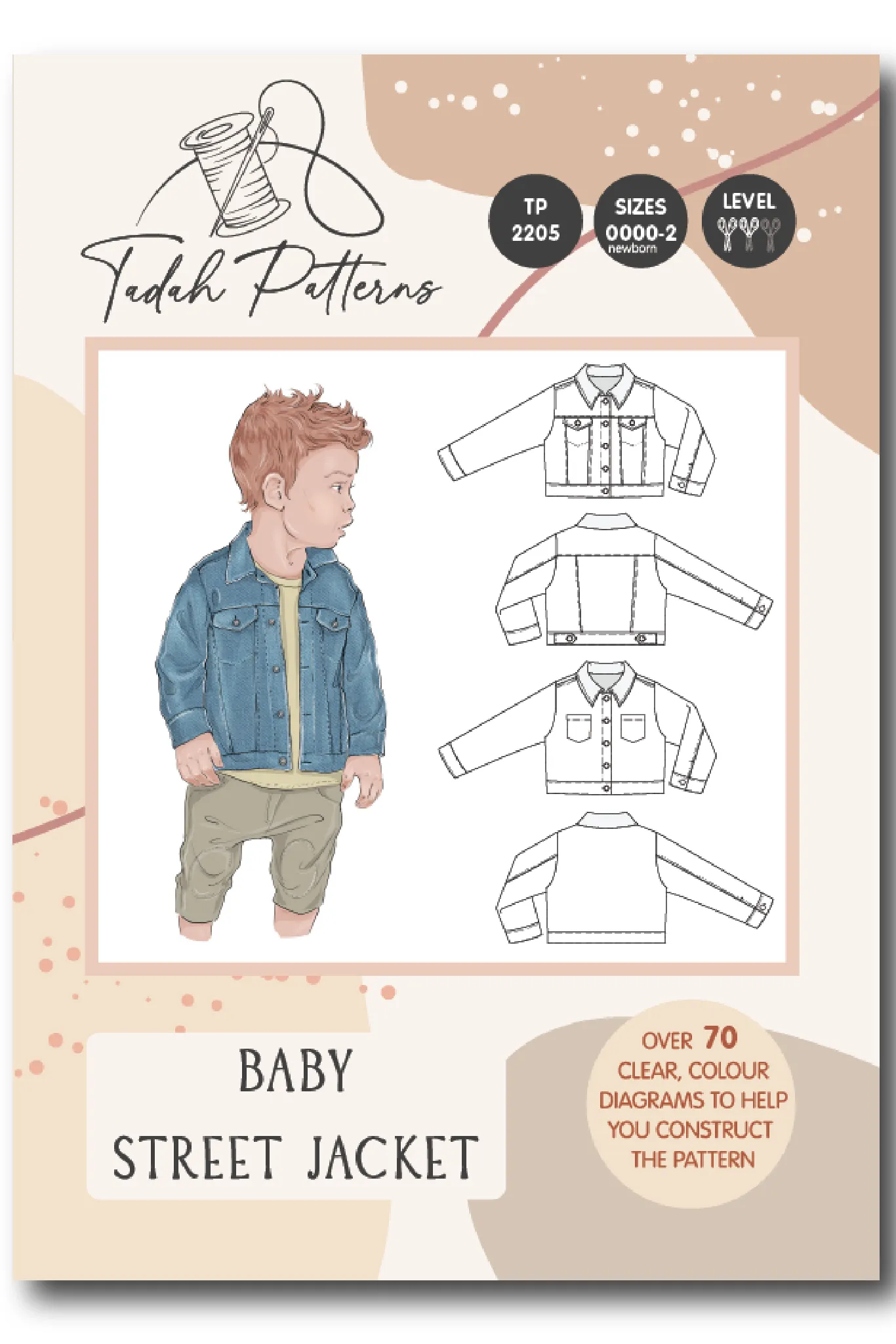 Baby Street Jacket Sewing Pattern
