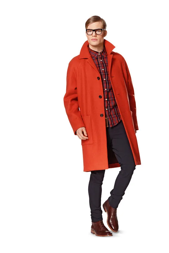 Burda 7142 Mens' Coat and Jacket Pattern