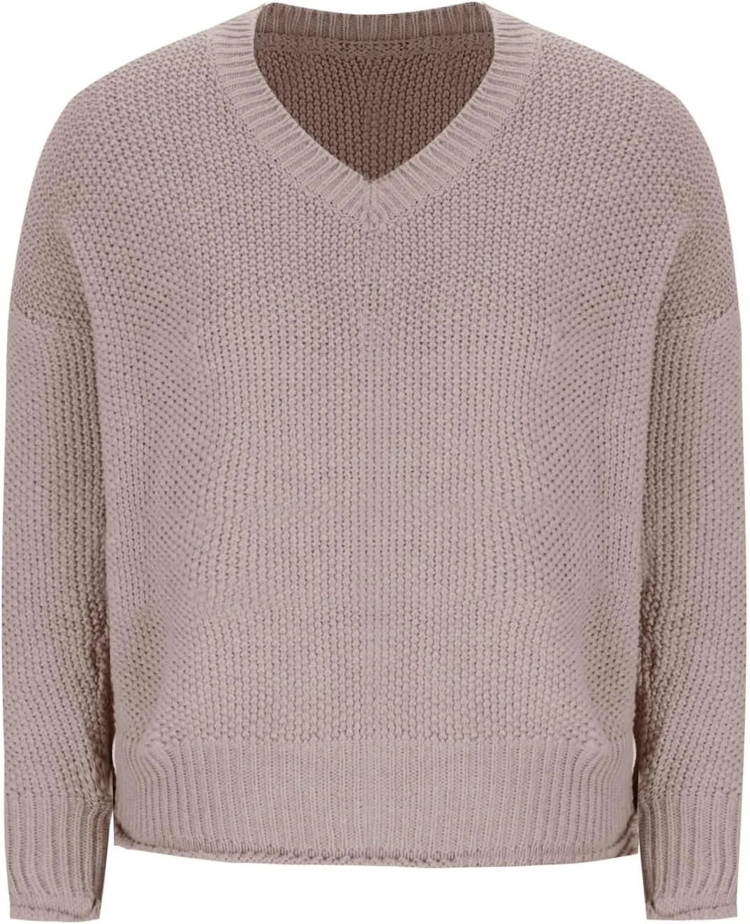Cable Knit Winter Warm Sweater for Women, Long Sleeve V-Neck Casual Pullover Solid Color Chunky Baggy Sweaters Top