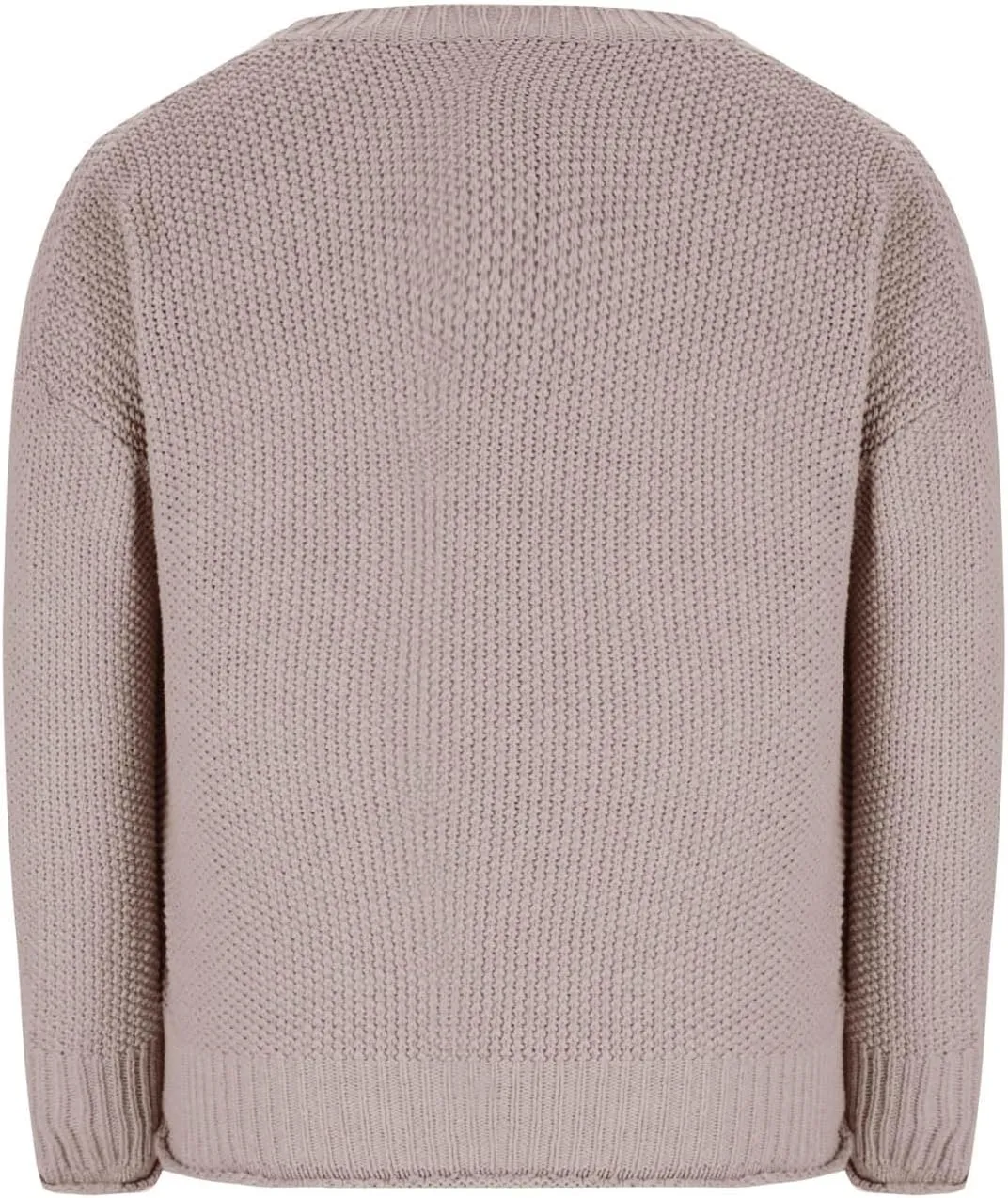Cable Knit Winter Warm Sweater for Women, Long Sleeve V-Neck Casual Pullover Solid Color Chunky Baggy Sweaters Top