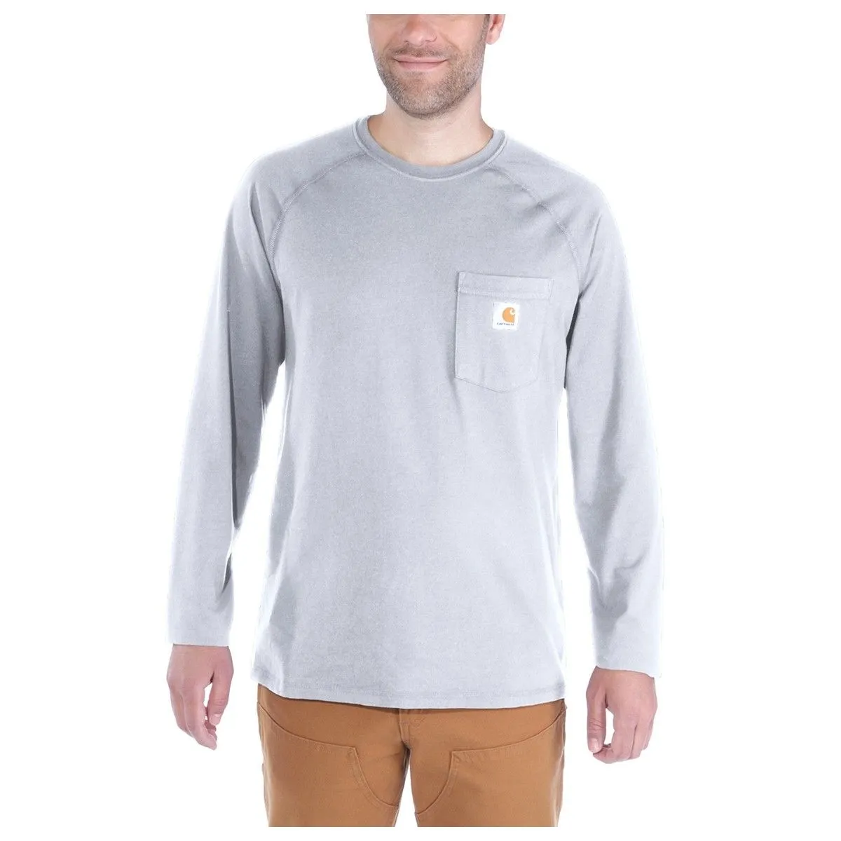 Carhartt&#x20;100393&#x20;T-Shirt&#x20;Cotton&#x20;l&#x2F;s&#x20;Force&#x20;-&#x20;Navy