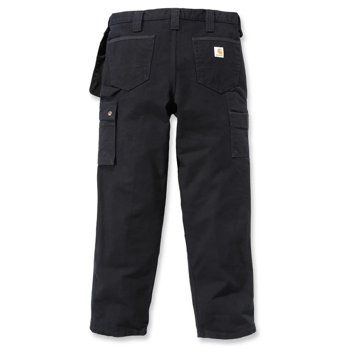 Carhartt&#x20;101837&#x20;Washed&#x20;Duck&#x20;Multipocket&#x20;Pant&#x20;-&#x20;Black