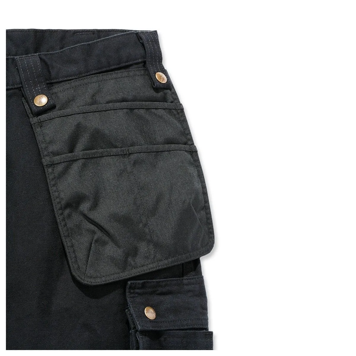 Carhartt&#x20;101837&#x20;Washed&#x20;Duck&#x20;Multipocket&#x20;Pant&#x20;-&#x20;Black