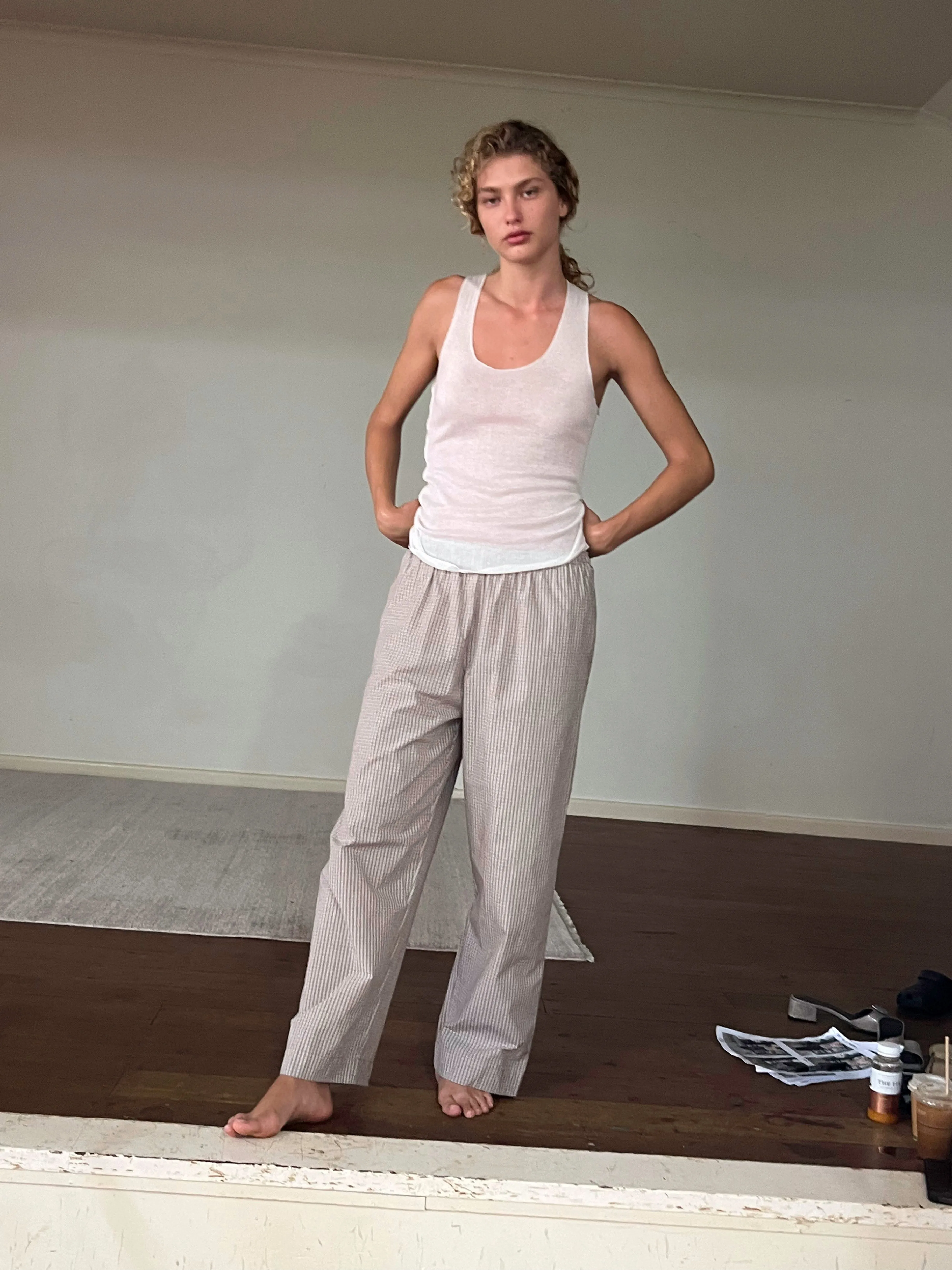 Ease Trouser - Desert Check