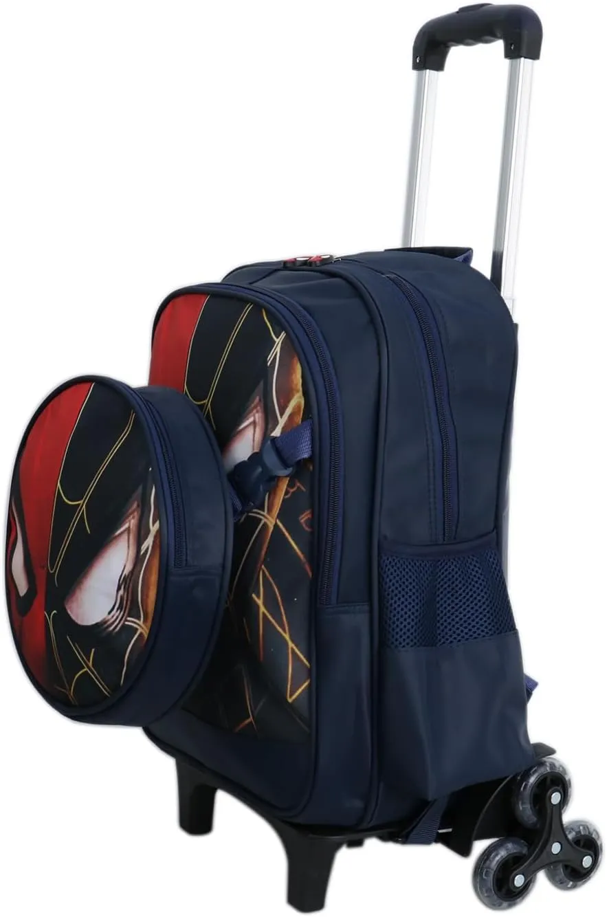 GLOOMALL Cartoon Six Wheels Trolley Case School Bags Boy Oxford Cloth Vacation Backpack