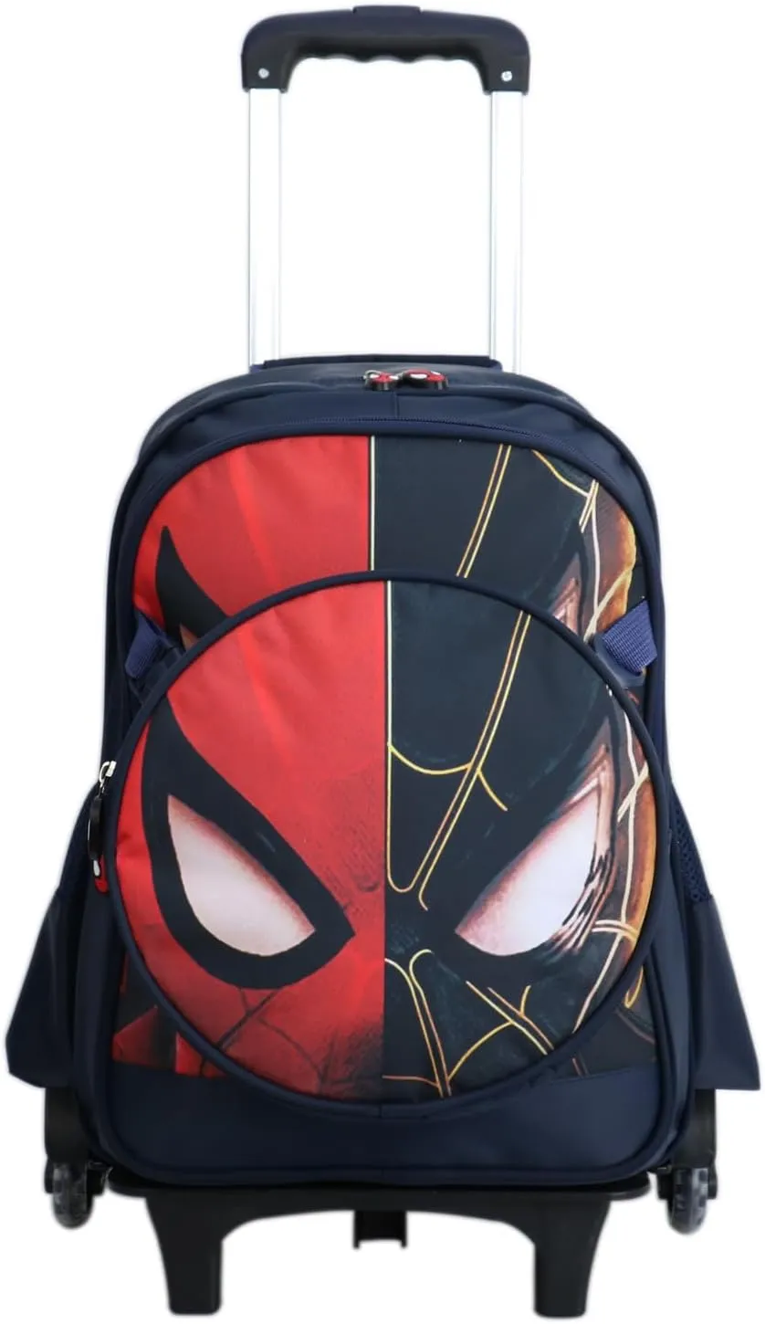 GLOOMALL Cartoon Six Wheels Trolley Case School Bags Boy Oxford Cloth Vacation Backpack