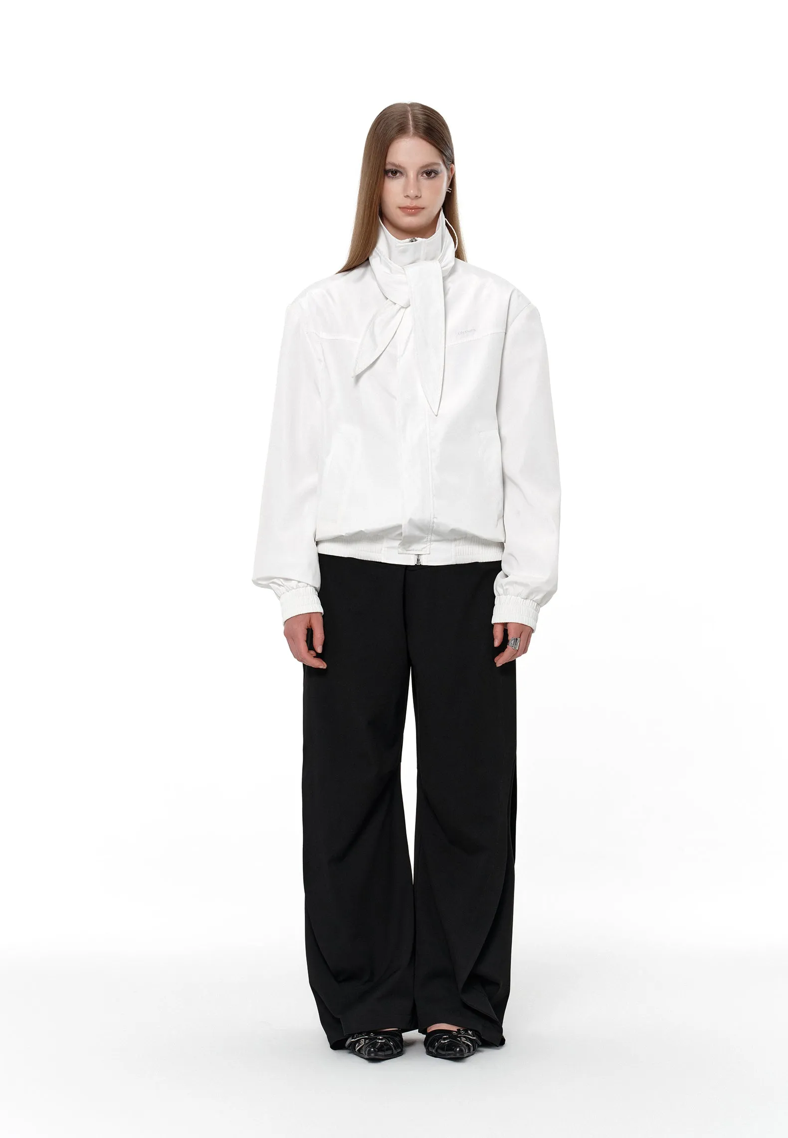 Glossy Simple Casual Jacket