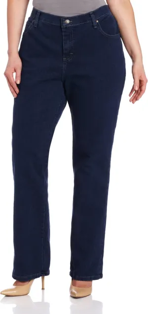 Lee Women's Wrinkle Free Relaxed Fit Straight Leg Pant