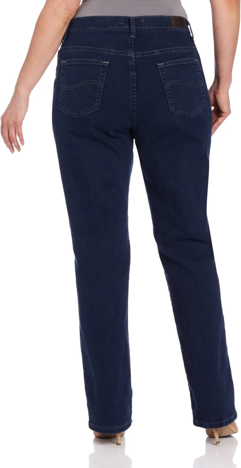 Lee Women's Wrinkle Free Relaxed Fit Straight Leg Pant