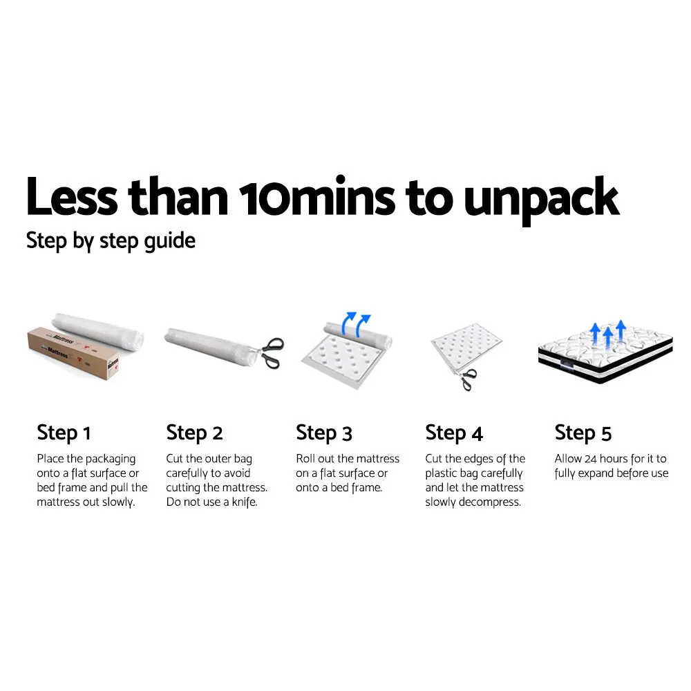 Lotus Tight Top Pocket Spring Mattress 30cm Thick - King