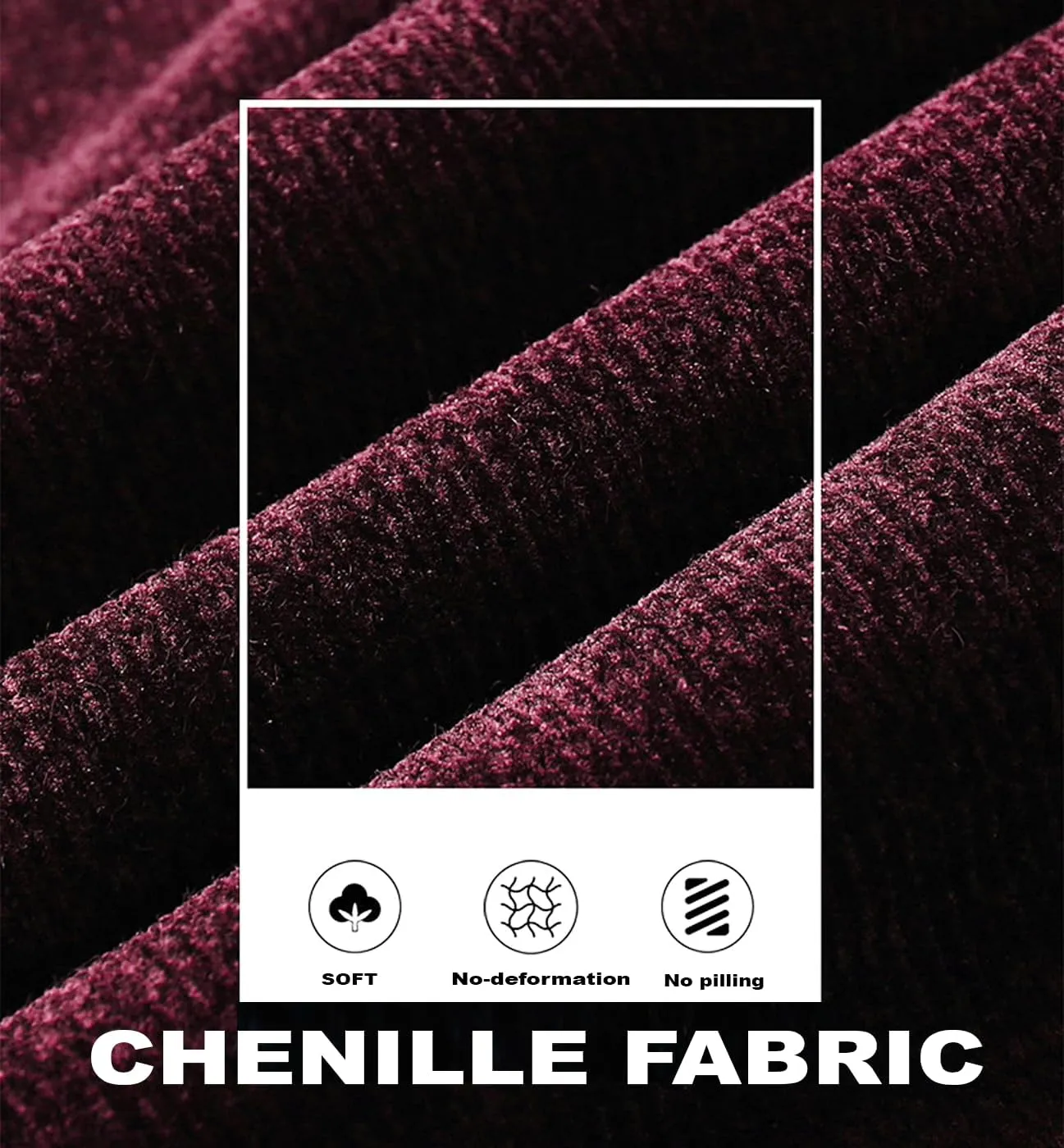 Men's Chenille Crewneck Sweater Long Sleeve Regular Fit Knitted Sweater Winter Fleece Pullover Warm Fleece Lined Sweatshirts