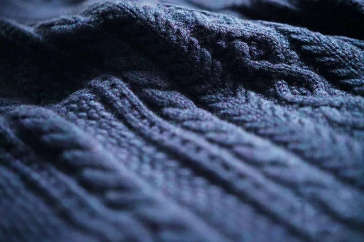 Men's Fisherman Sweater Merino Wool O-neck Long Sleeves Thick Warm Cable Jumper - Vintage Style