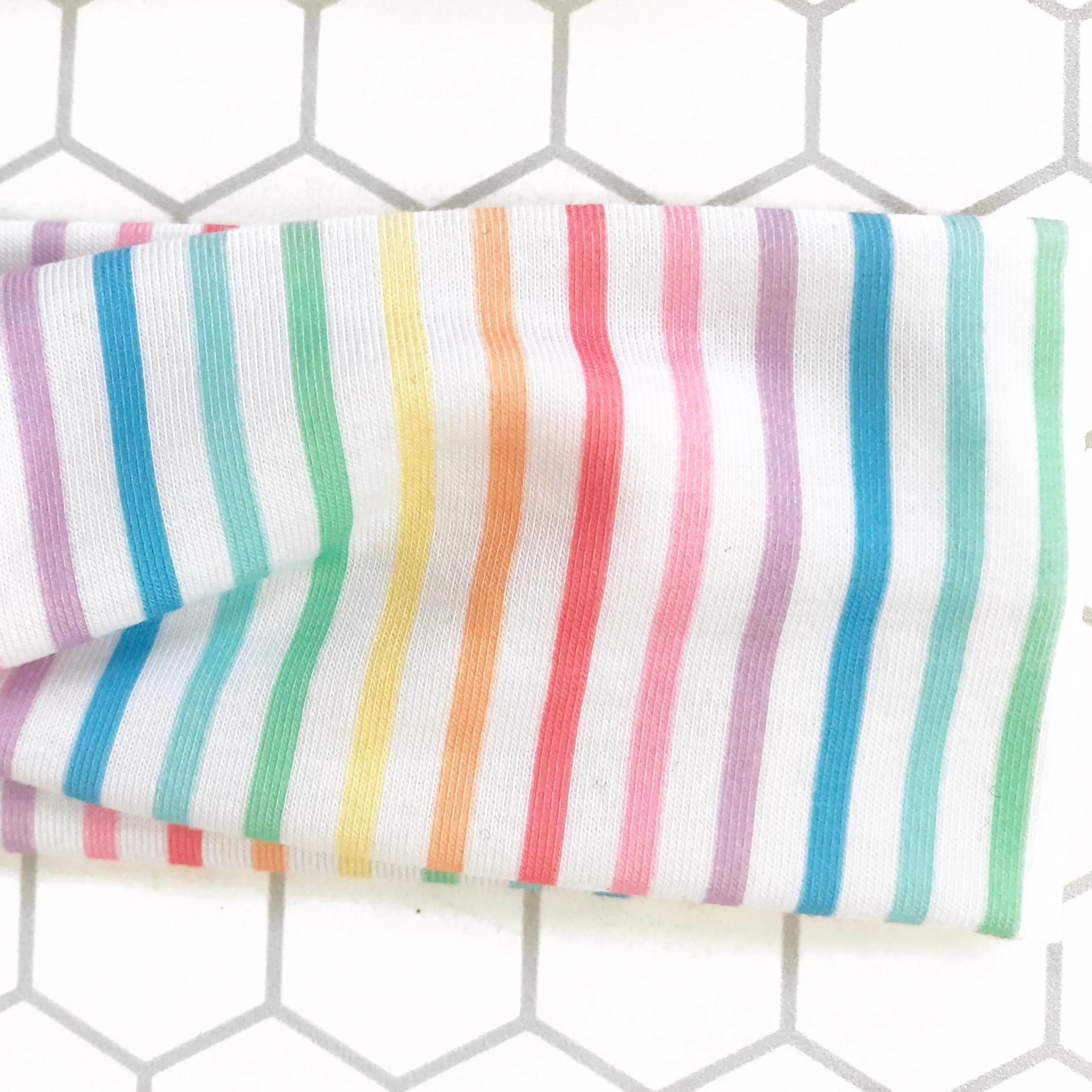 Rainbow Striped Knotties Headband