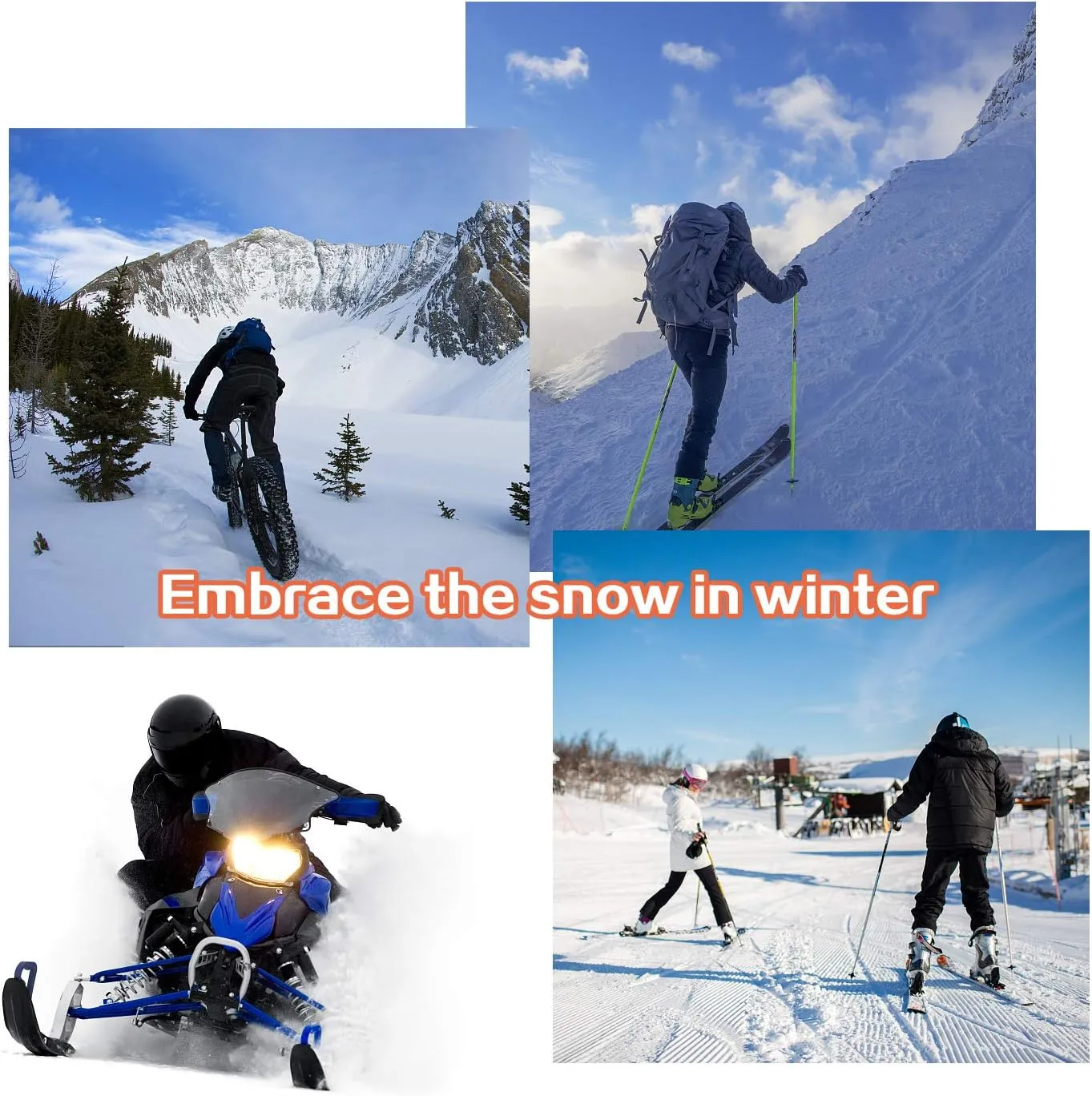 Winter Knitted Balaclava Beanie Hat Warm Cycling Ski Mask, Women Windproof Hood, Balaclavas Heavyweight Thermal Fleece