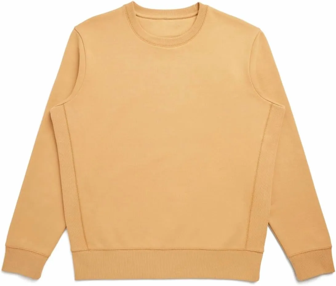 Womens Crewneck Long Sleeve Sweatshirt, 100% Organic Cotton, Made in USA
