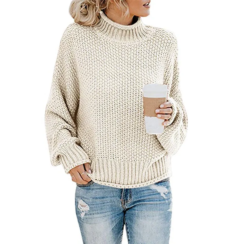 Women's Knitted Thick Thread Sweater